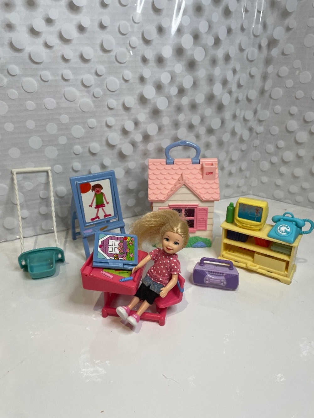 Fisher Price Loving Family 🏠playroom dollhouse furniture bundle